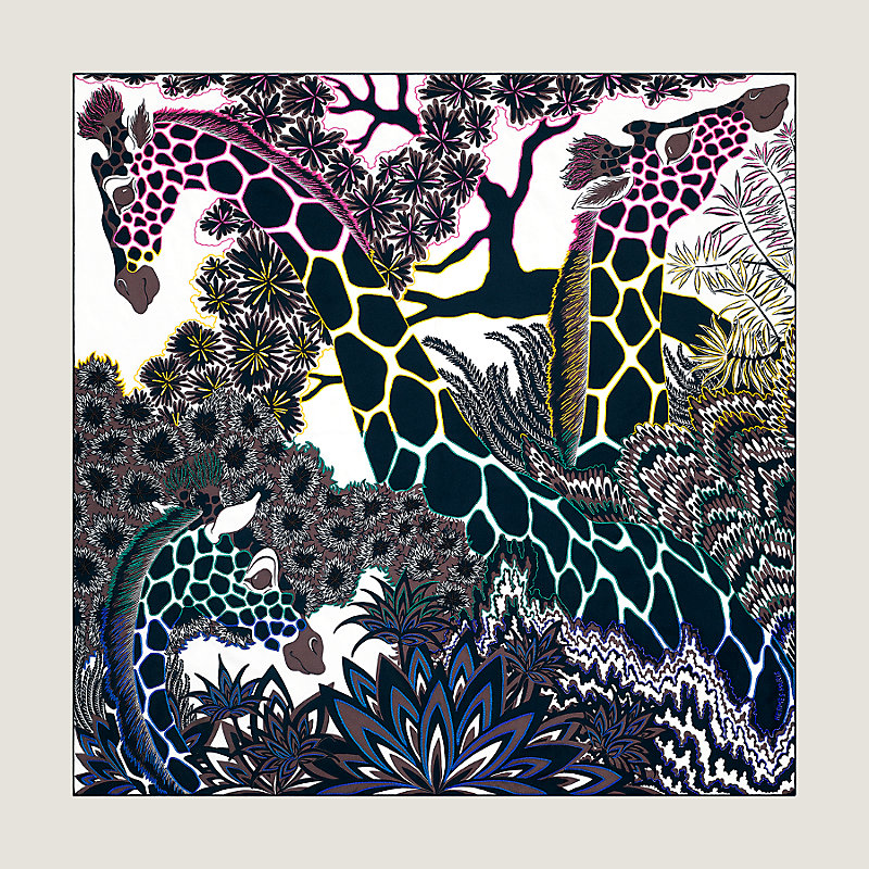 The Three Graces embroidered scarf 90 | Hermès Singapore